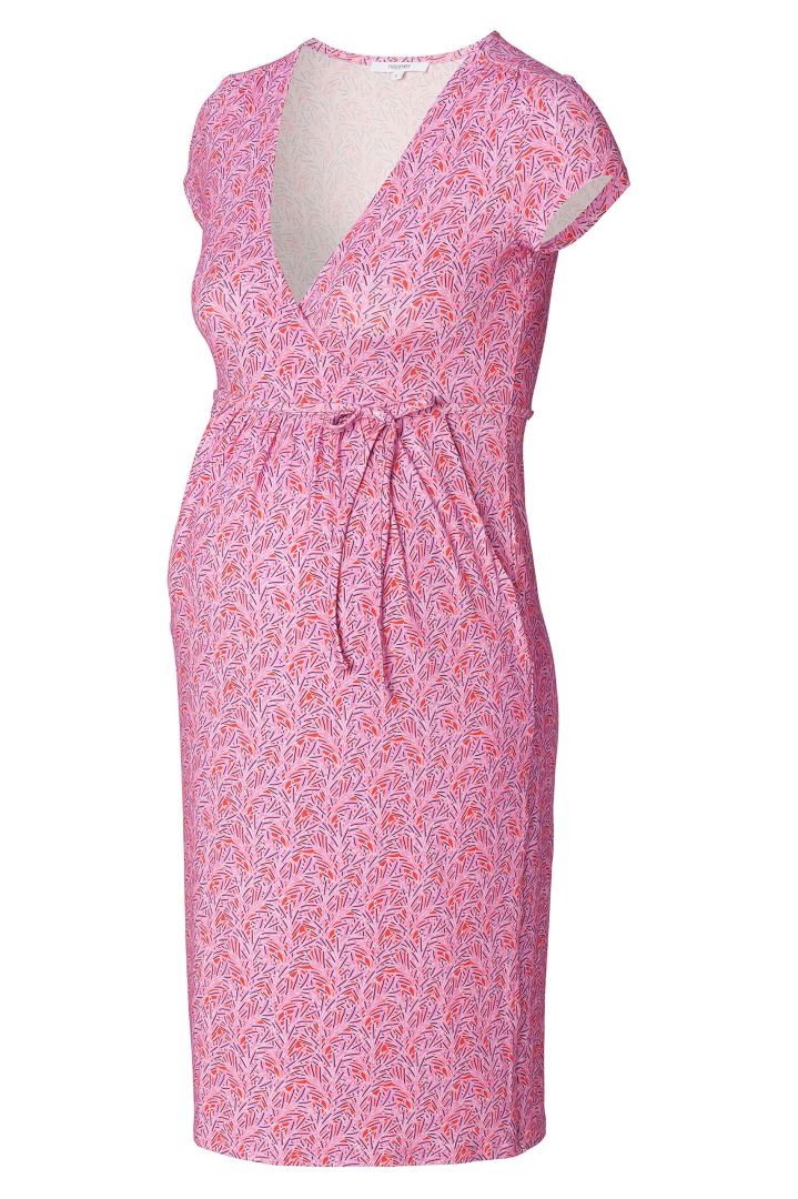 Ecovero Umstands- und Stillkleid mit Blumenprint