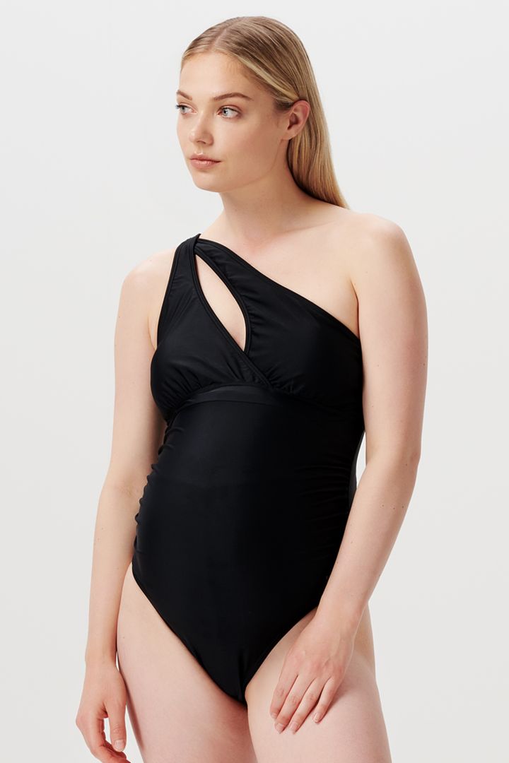 One-Shoulder Umstandsbadeanzug