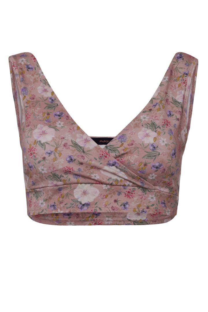 Organic Sport Still BH mit Blumenprint