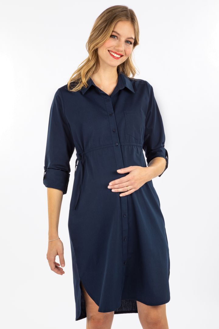 Umstands-und Stillhemdblusenkleid