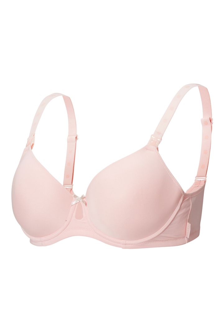 Keyhole Nursing Bra with Form Cups pink
