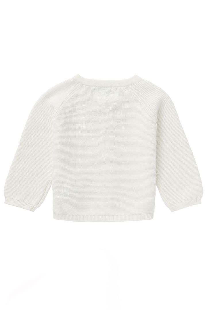 Organic Baby Strickjacke weiß