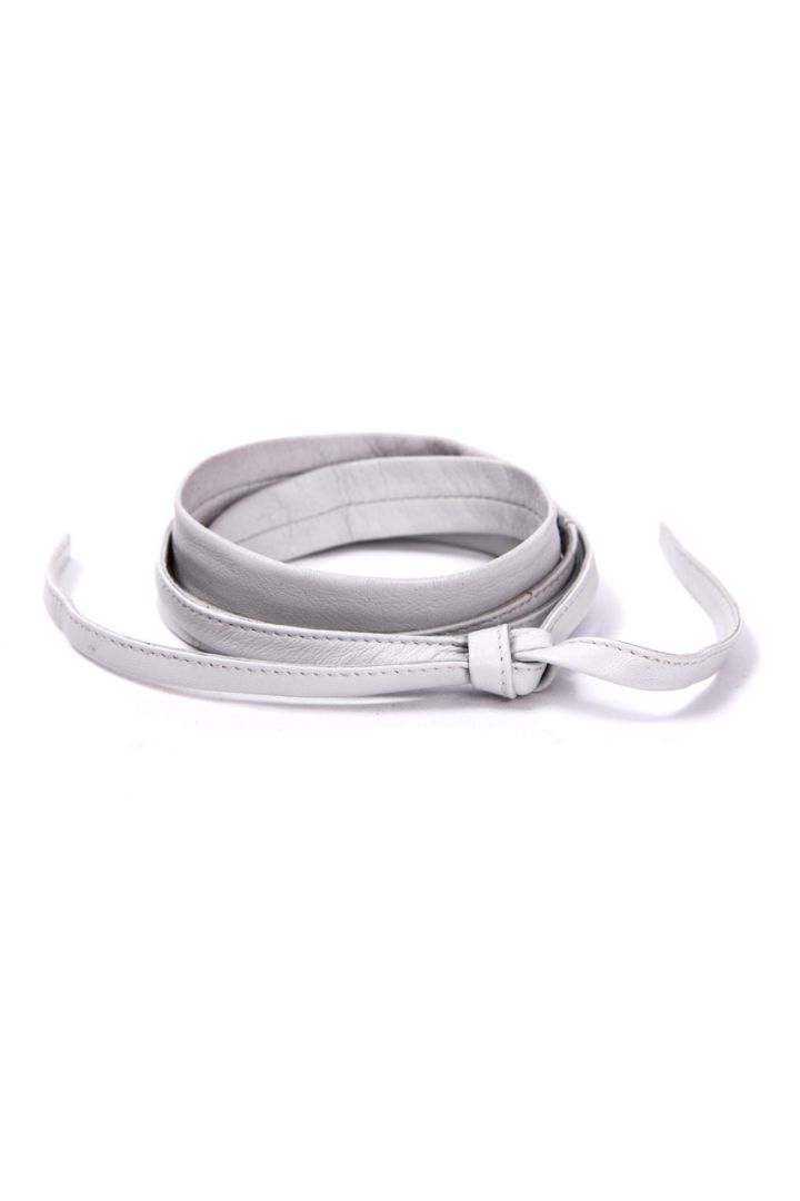 Leather Tie Maternity Belt