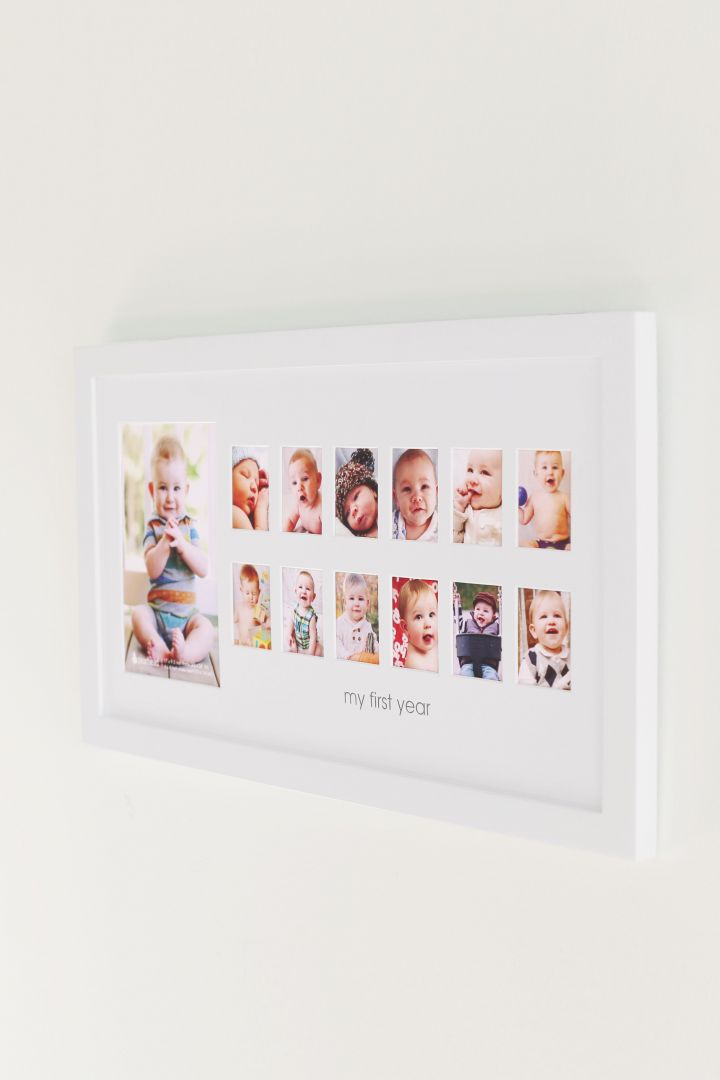 Bilderrahmen Babys Erstes Jahr