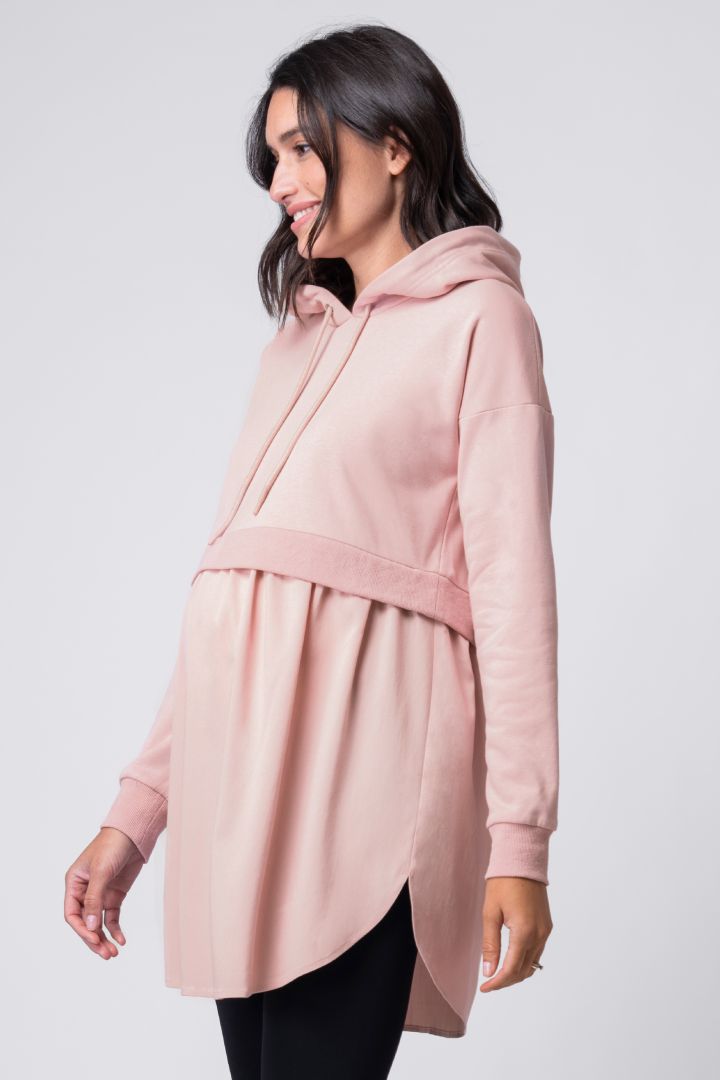 Hoodie Umstands- und Stilltunika