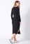 Preview: Crew Neck Layered Maternity Knit Dress black