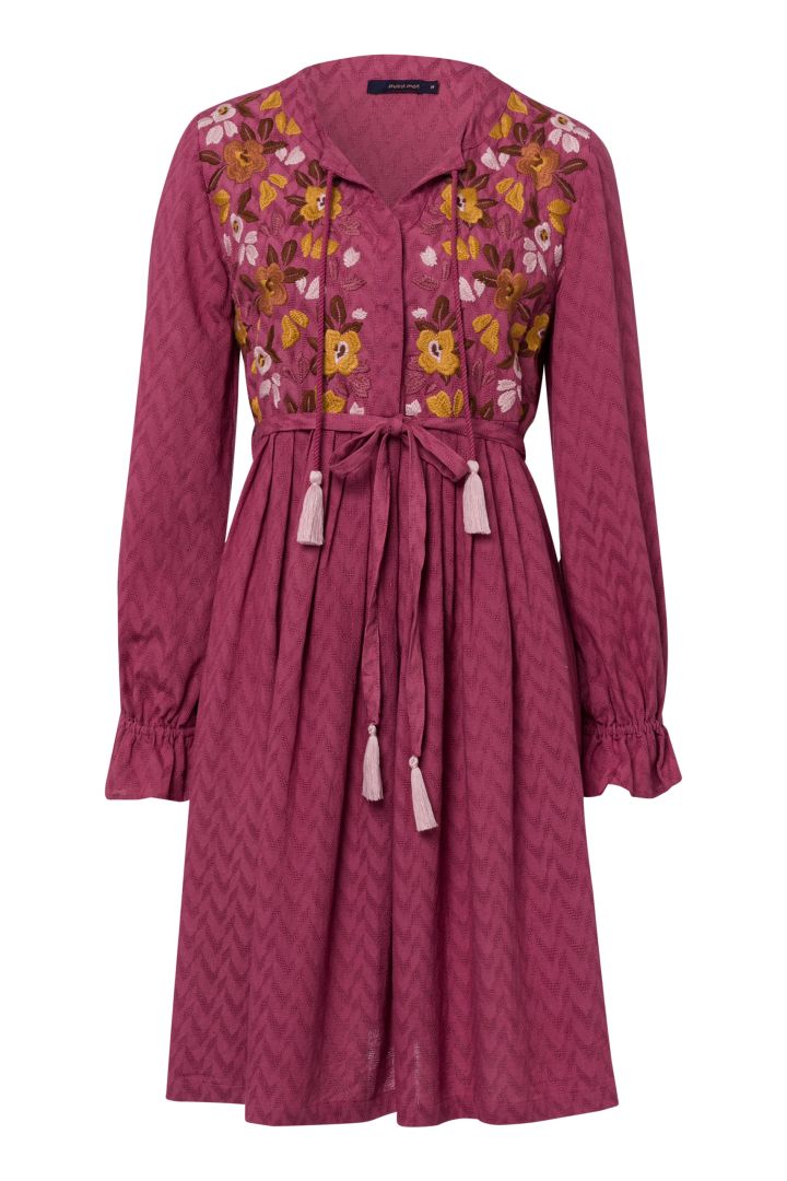 Maternity and nursing tunic dress cliff rose