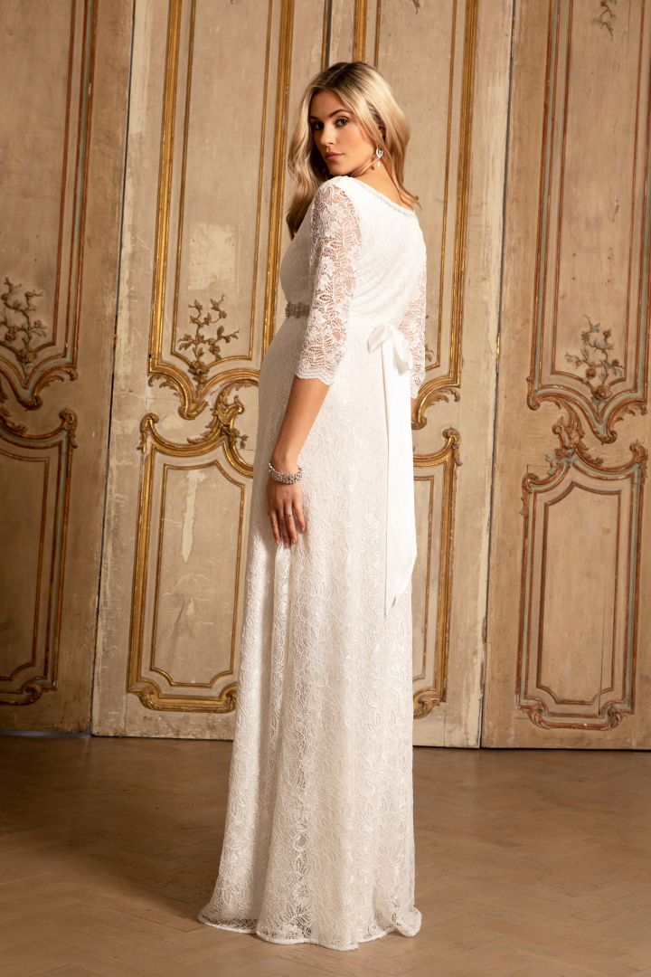 Umstandsbrautkleid lang