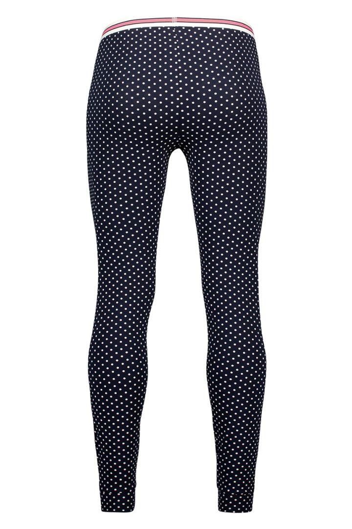 Umstandsleggings aus Bio-Baumwolle mit Punkte Print
