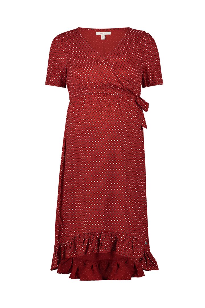 Umstands- und Stillkleid mit Volant