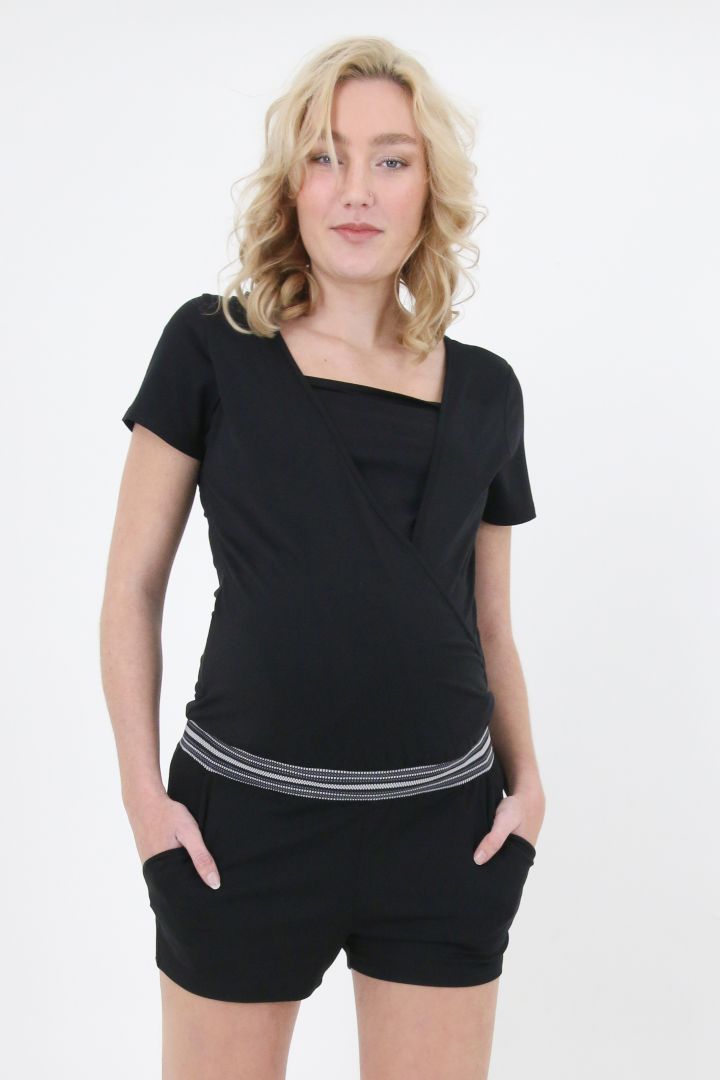 Tencel Maternity and Nursing Playsuit