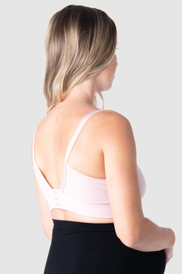 Seamless Full Cup Still BH mit Spitze rosa