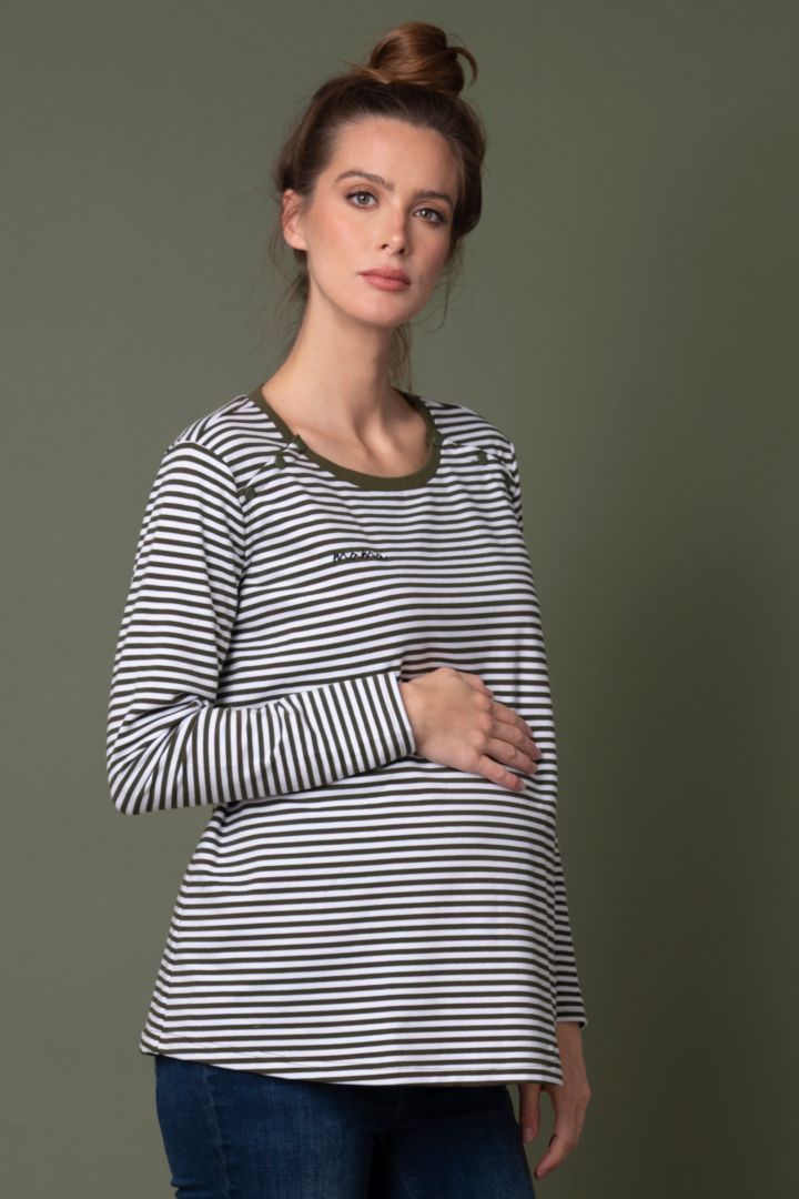 Umstands- und Stillshirt mit Mama Logo