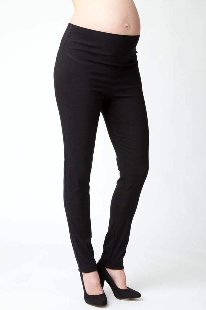Straight Leg Trousers black