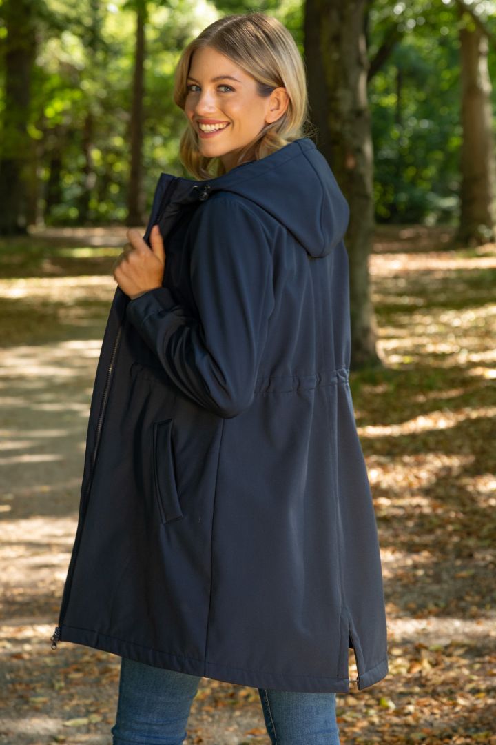 3 in 1 Umstands- und Tragejacke navy