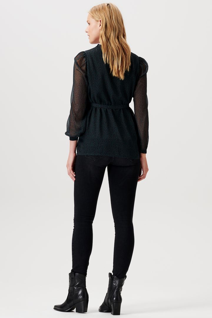 Skinny Umstandsjeans dunkelgrau