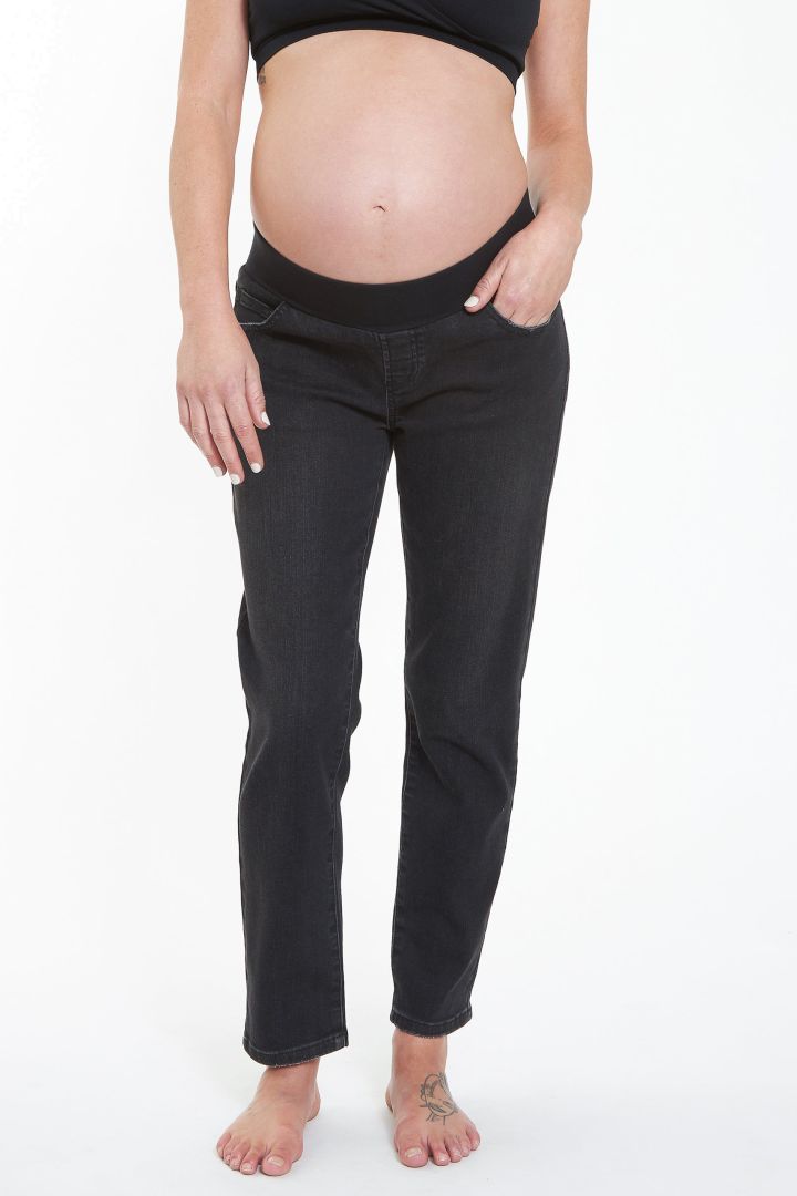 Girlfriend Umstandsjeans schwarz