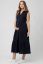 Preview: Midi Maternity and Nursing Tiered Dress navy