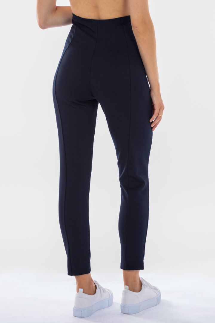 Cropped Over Belly Maternity Pants navy