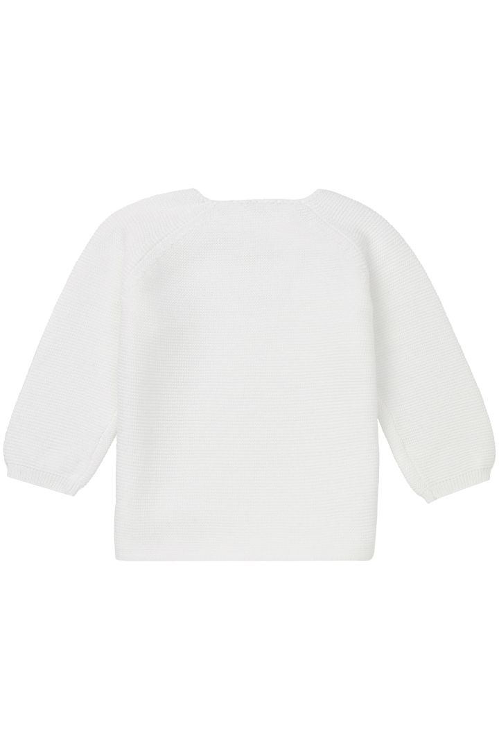 Organic Baby Wickel-Pullover weiß
