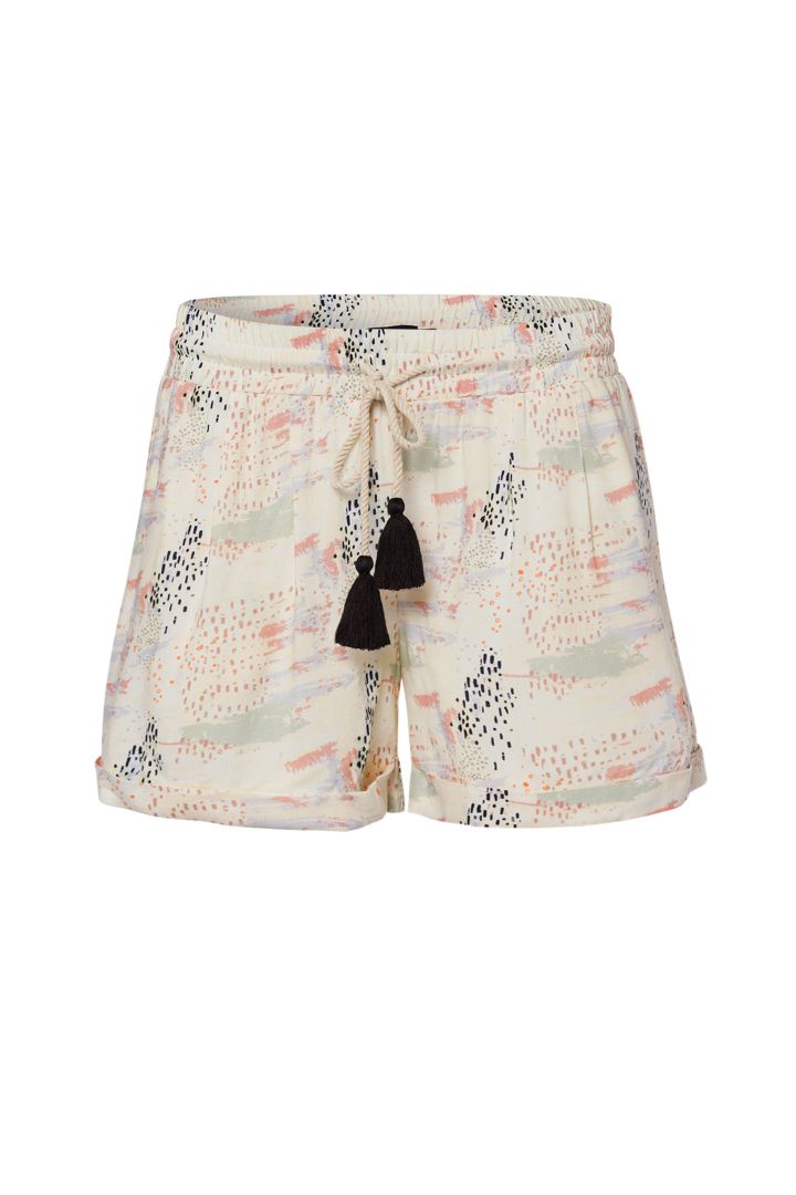 Umstandsshorts mit Quastengürtel Iced Art