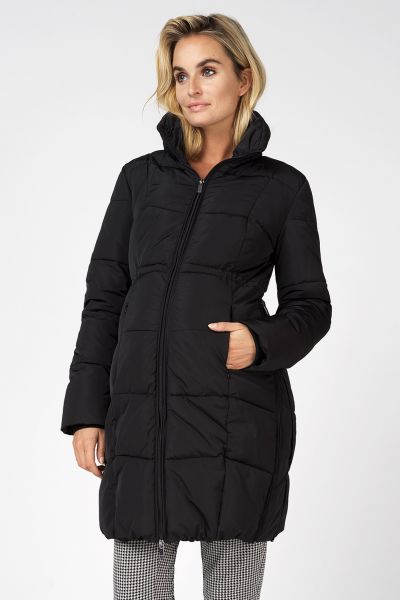 3 in 1 Umstandsjacke und Tragejacke schwarz