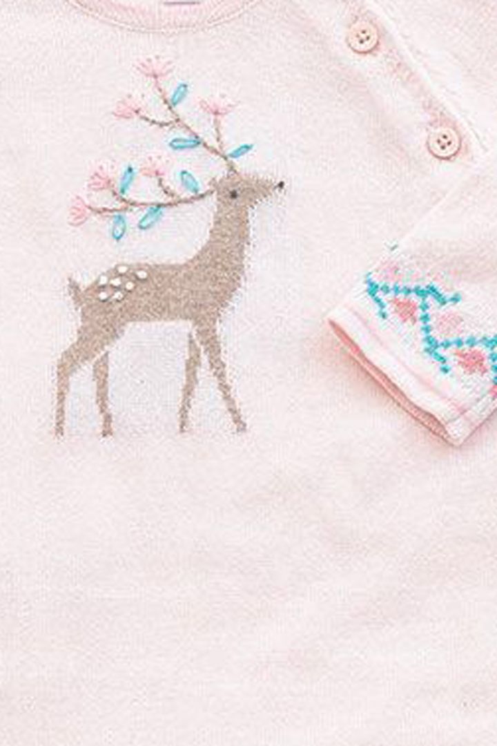 Knitted Romper Deer
