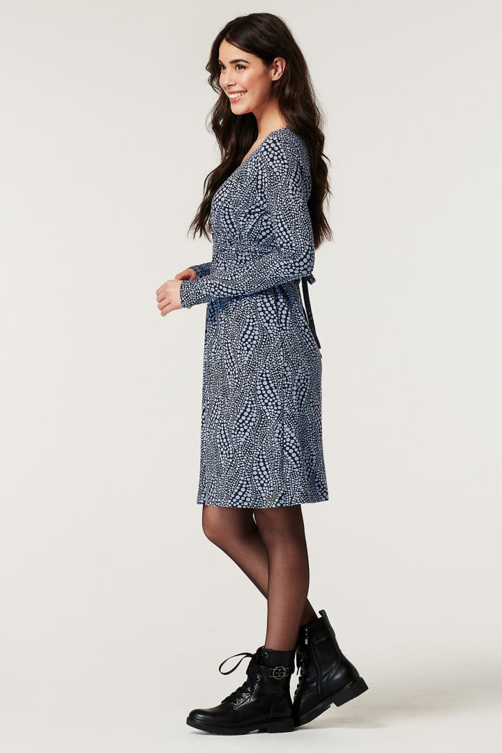 Ecovero Umstands- und Stillkleid mit Allover Print