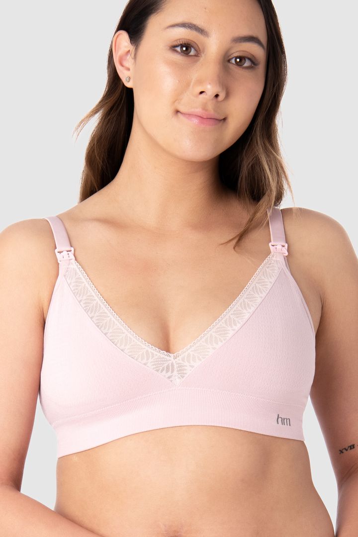 Seamless Regular Cup Still BH mit Spitze rosa