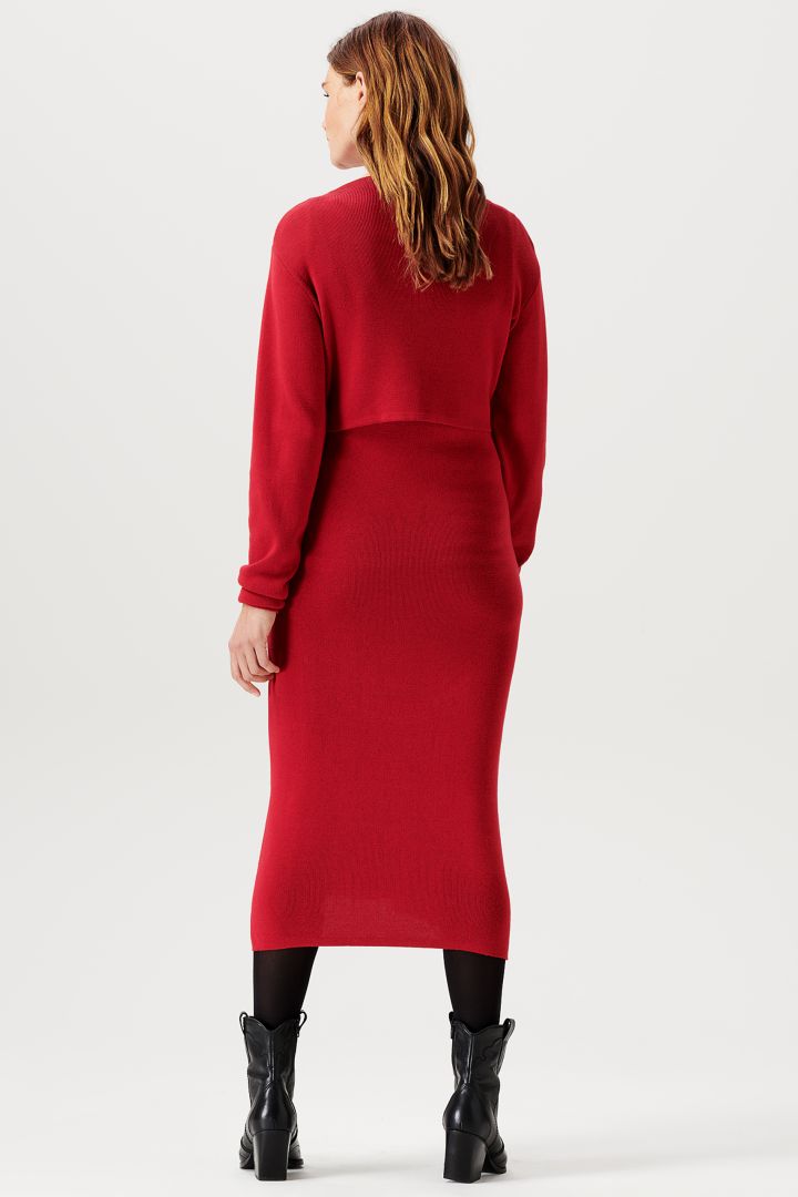 Umstands- und Stillstrickkleid