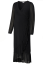 Vorschau: Midi Umstands-und Stillkleid in Wickeloptik schwarz