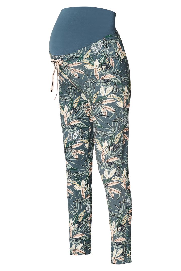 Umstandshose mit Blumen Print