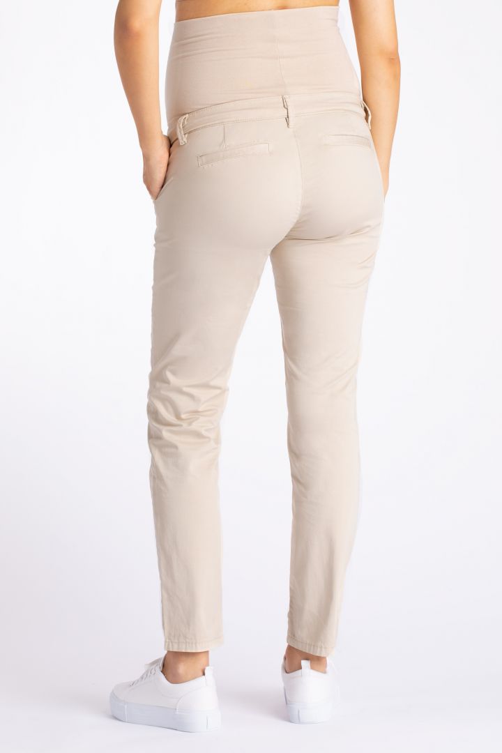 Chino Umstandshose aus Bio-Baumwolle sand