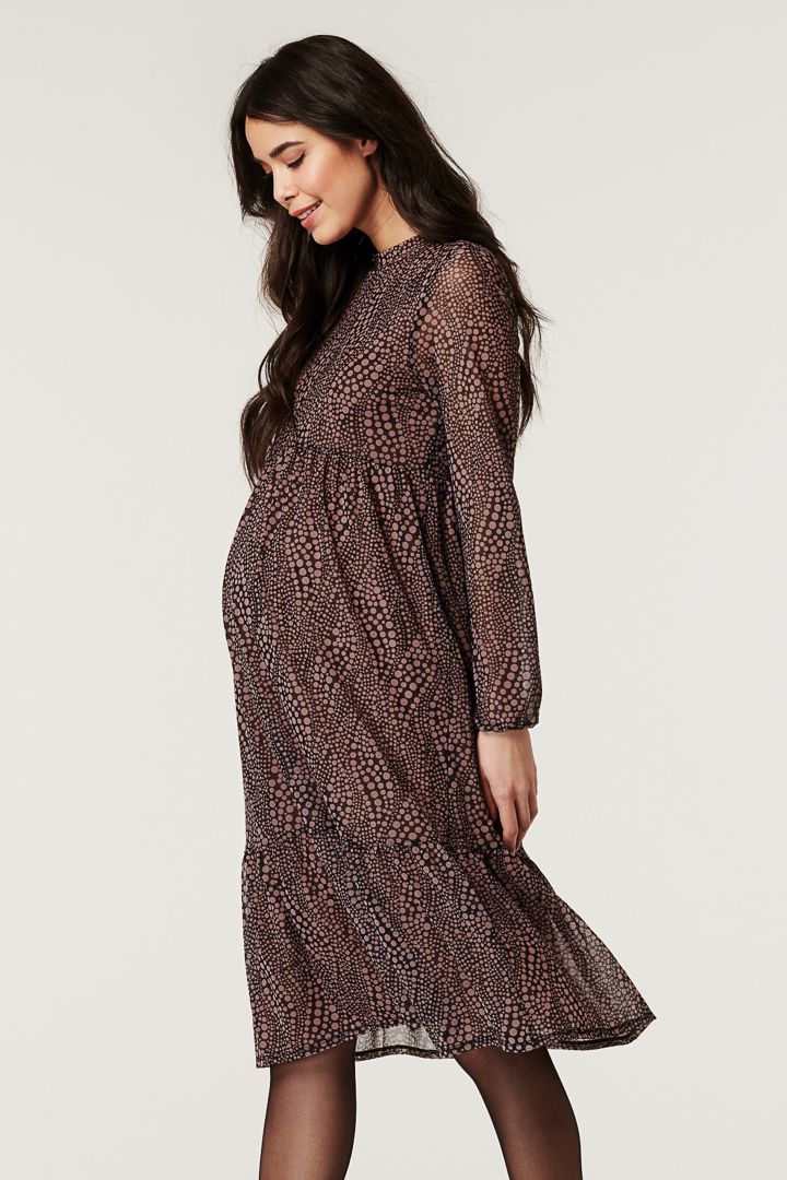 Umstandskleid mit Allover Print