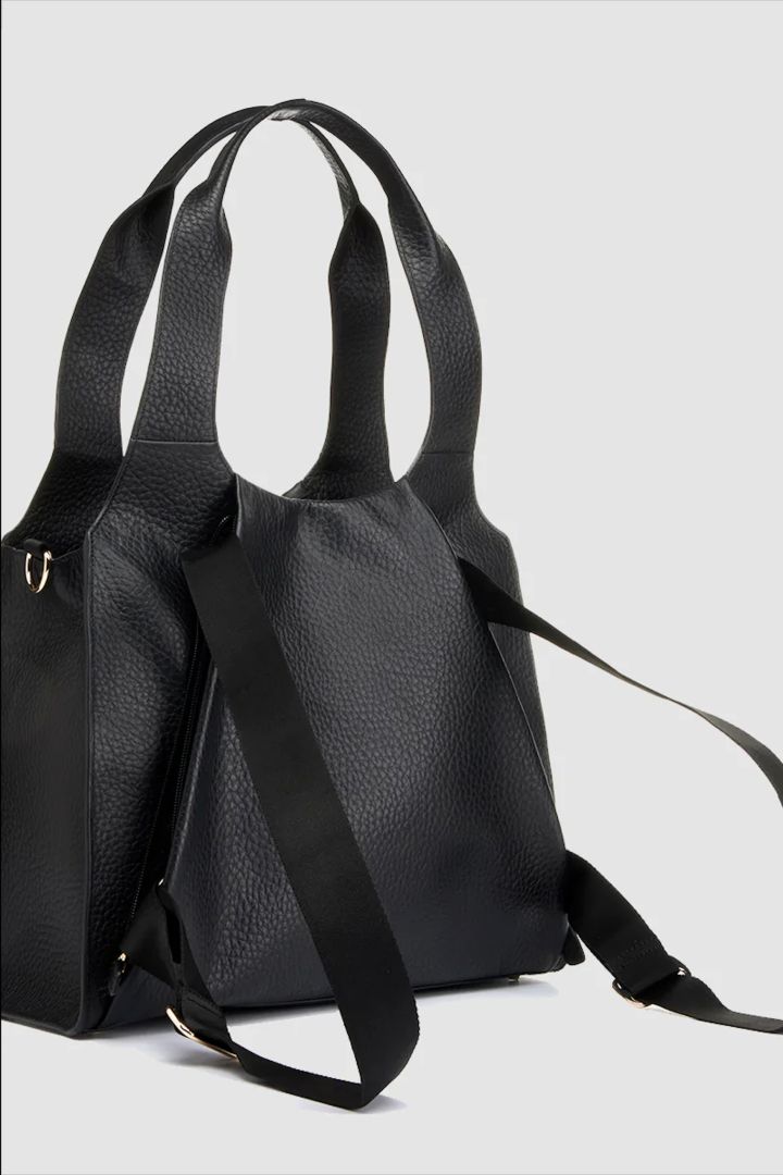 Storksak 2 in 1 Luxe Wickeltasche und Rucksack aus Nappa Leder