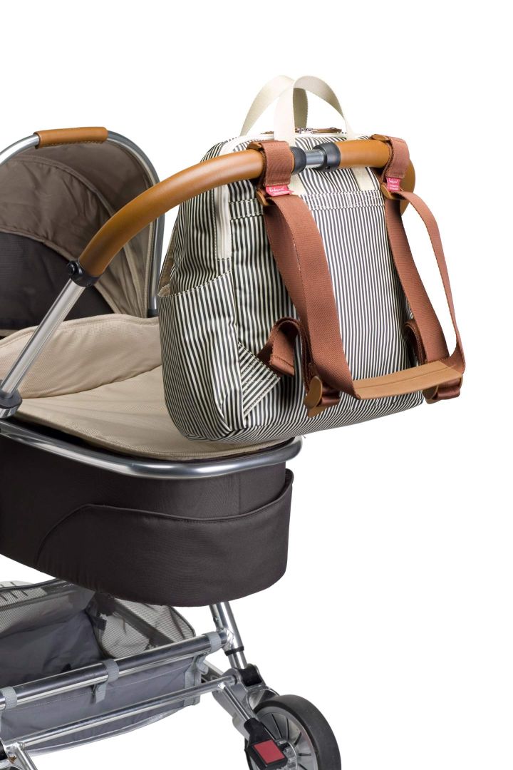 Eco Wickelrucksack gestreift