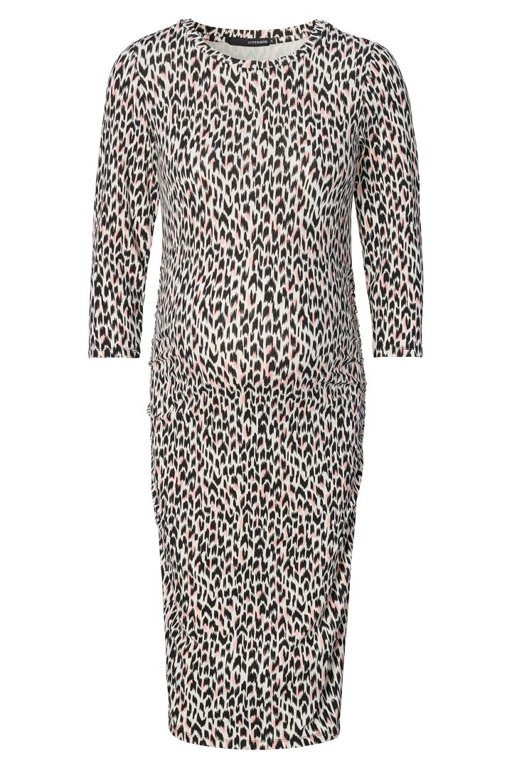 Ecovero Maternity Dress with Animal Print