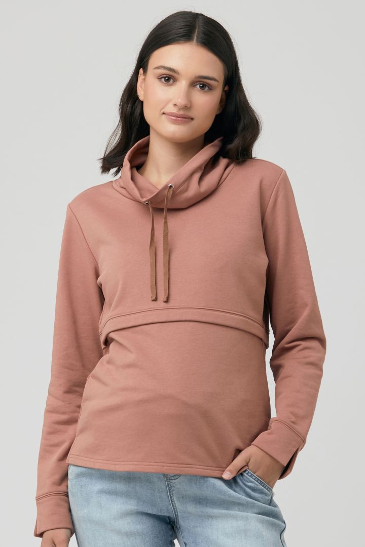 Soft Umstands-Sweater mit Stillöffnung