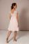 Vorschau: Umstandsbrautkleid mit Spitzenbustier rosa