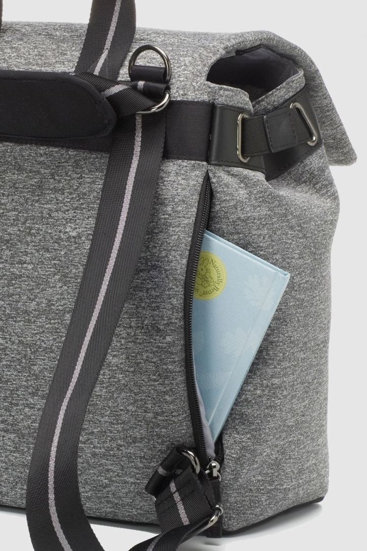 Storksak St. James 3 in 1 Scuba Diaper Bag gray mottled