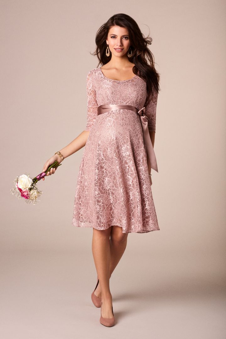 Festliches Umstandskleid mit Spitze