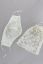 Preview: Wedding Face Mask with Vintage Lace and Pouch