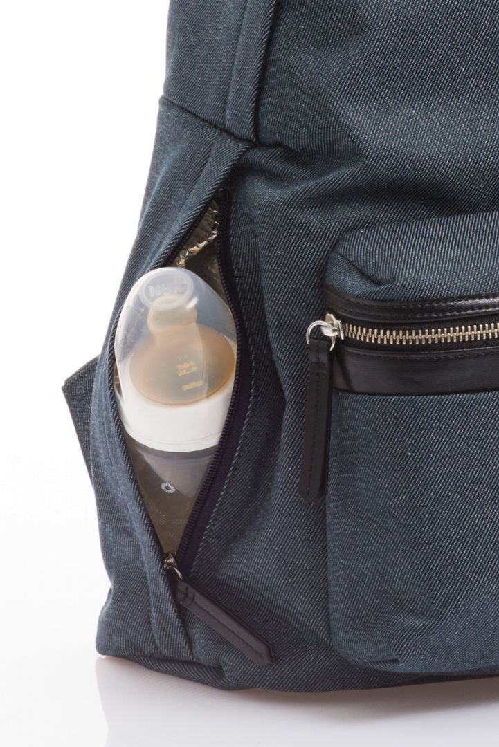 Wickelrucksack indigo denim