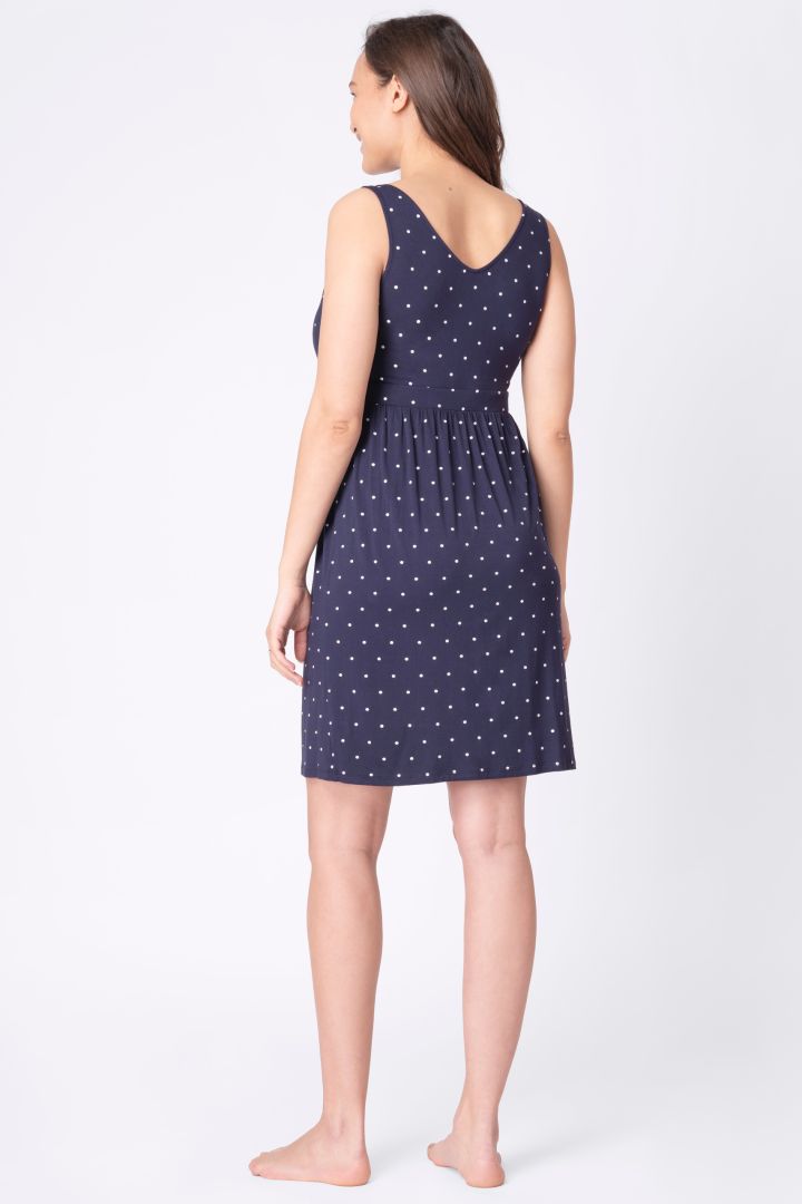 Set Umstands- und Stillnachthemd mit Morgenmantel