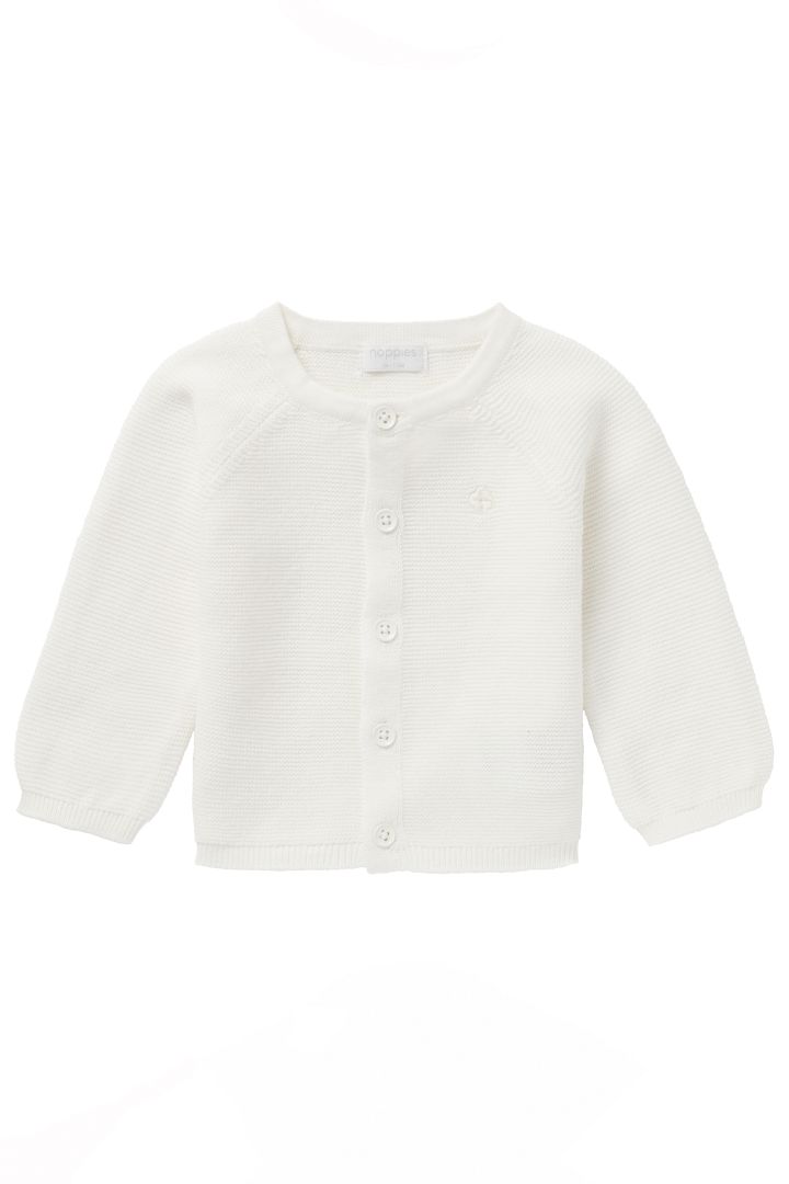 Organic Baby Strickjacke weiß