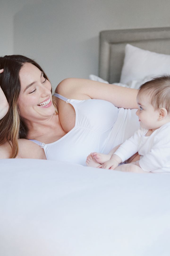 Umstands- und Still Top weiß