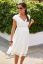 Preview: Lace Maternity Wedding Dress with Cache Coeur Neckline