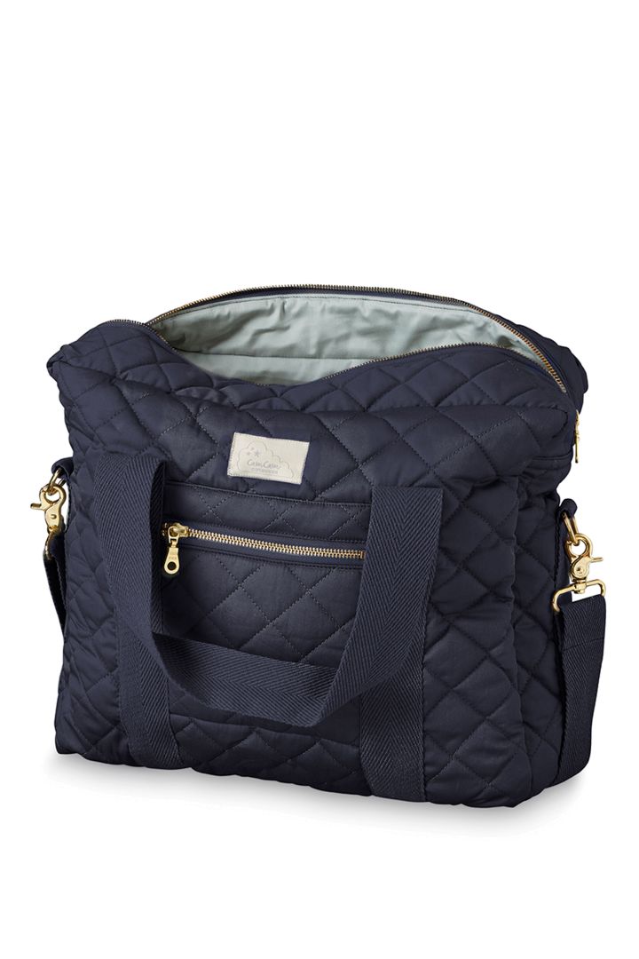 Cam Cam Wickeltasche aus Bio-Baumwolle navy
