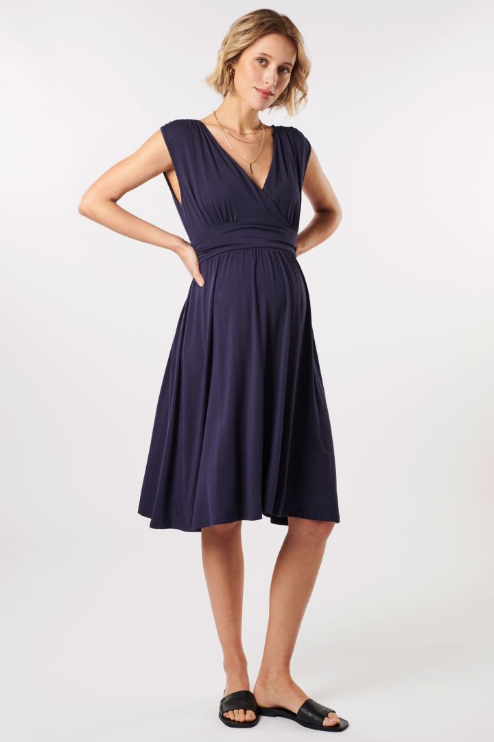Umstands- und Stillkleid navy