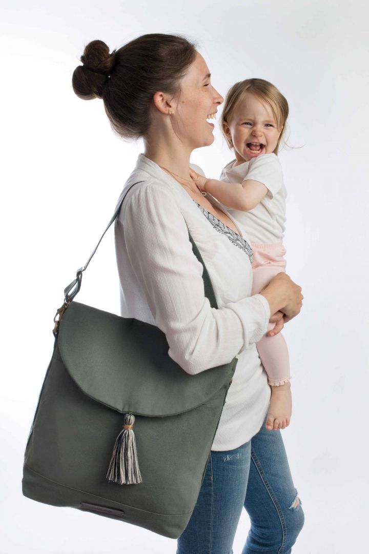 2 in 1 Wickeltasche und Rucksack Real Wanderer